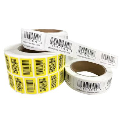 China Waterproof Custom Self Adhesive Sticker And Private Barcode Label In Roll For Merchandise for sale