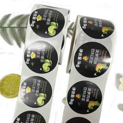 China Custom Adhesive Labels Waterproof Waterproof Logo Sticker Label Hot Stamping Candles for Jar Paper Sheet Printing for sale