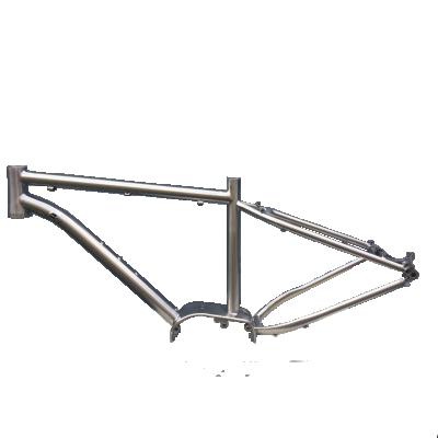 China High quality 26 inch mountain alloy high end titanium ebike frame electric bicycle frameset for bikes best selling bicycle parts LD-TA26 for sale