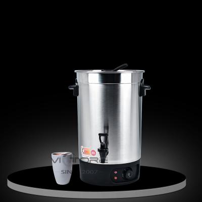 China Keep Hot 220V Stainless Steel Large Capacity Single Layer Commercial Heating Electric Water Bucket for sale