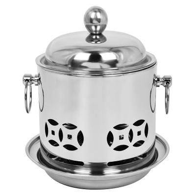 China Viable design portable unique classic porcelain stainless steel food warmers shabu supplying hot pot on sale for sale