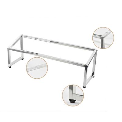 China Retractable One-Tier Stainless Steel Stand Gastronorm Pan Holder 65/100/150mm Deep Display Rack Sustainable for sale