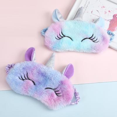 China 1PCS Beauty Spa Home Spa Hotel Traveling Eye Mask Home Sleeping Mask For Teens Cartoon Blindfold Traveling Eye Mask girl child sleep sunshade for sale