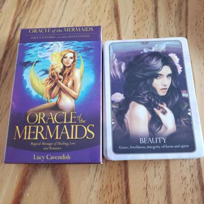 China Deck Oracle Paper Angels Cards English Reading Destiny Board Game Tarot Playing Card Deck Deck Games For Personal Party Entertainment for sale