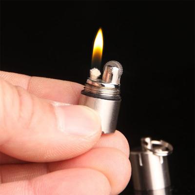 China Wholesale Mini Keychain Lighters Retro Torch Lighters Gifts Chain Encendedores Small Size Small Size And Easy To Operate And Easy To Operate Candle Diesel Kerosene for sale