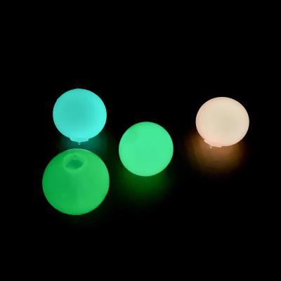 China Soft Toy Luminous Moonlight Bounce Toy Balls Kids Gift Party Favor Decoration Children High Glow in the Dark Bounce Ball for sale