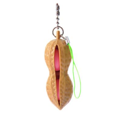 China Stress Reliever Edamame Toys Peanut Peanut Beans Popit Squishy Compression Decompression Toys Stress Reliever Busy Person Chained Key Chain Bag Purse Pendant for sale