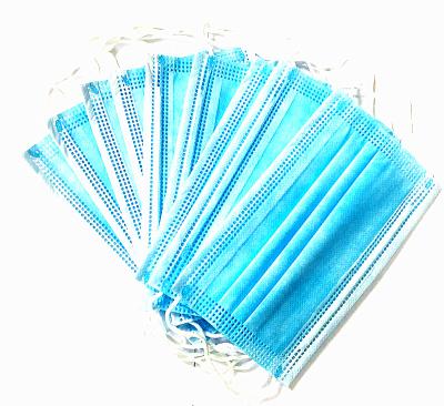 China Factory Direct Breathable Wholesale Blue Surgery Non-sterilization Color Disposable Face Mask Three-Plys for sale