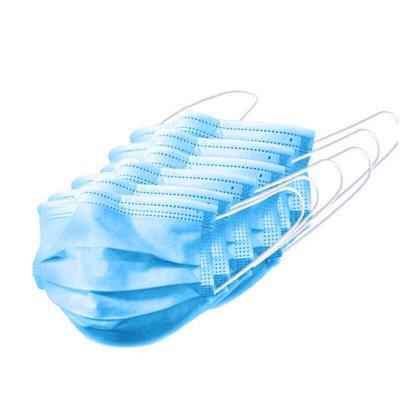 China 2020 Hot Selling Breathable 3 Layer Earloop Disposable Medical Surgical Mask With English Box Packing for sale