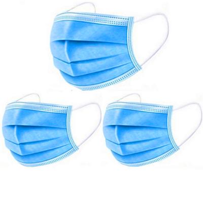 China Breathable Manufacturers Direct Sales Melt-blown Nonwoven 3-ply Non-sterilization Surgery Mask for sale