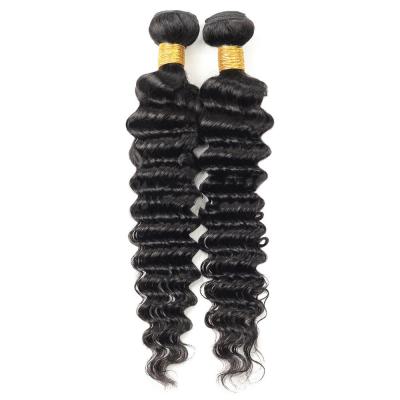 China Hot Sale Deep Wave Deep Wave Brazilian Hair Bundles Wholesale Hair Bundles Bulk Good Quality Peruvian Hair Bundle for sale