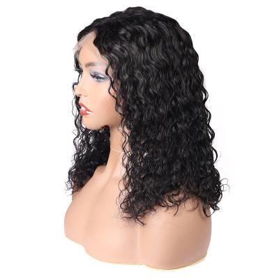 China ODM 13x4 Water Lead Brown Lace Custom Water Bob Human Hair Wig Full Lace Hair Wigs Supplies Yaki Hair Wig for sale