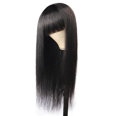 China Hd Human Hair Wholesale 100% Wave Good Quality Silky Straight Full Lacefront Human Hair Straight Wigs Real Pre Plucked Wig Vendors for sale