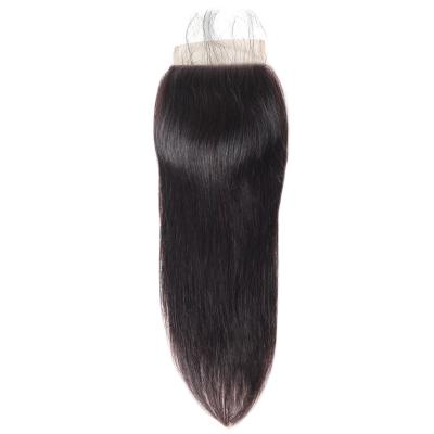 China 100%Virgin Human Hair 2x6 Weave Hair With Hair Bundles Baby Straight Human Hair Wig Lace Bundle Hairset Closure for sale