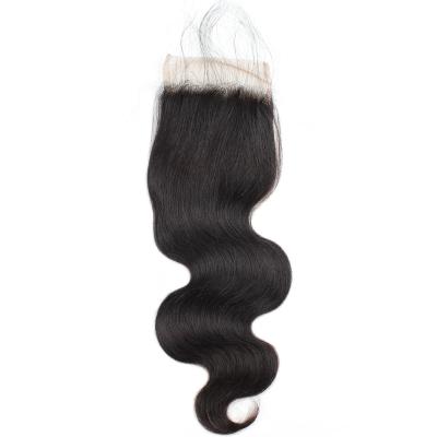 China wholesale 2x6 100%Virgin Hair Weave Hair With Hair Bundles Lace Bundle Human Hairset Wig Baby Hair Body Wave Closure for sale