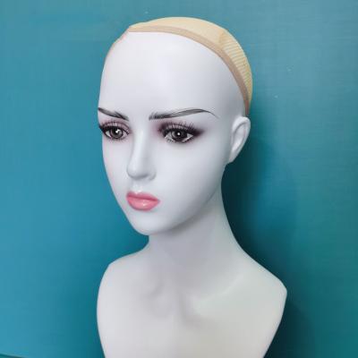 China Factory Wholesale Maternity Women Senior Mannequin With Hair Custom Female Mannequin With Shoulder For Wigs Display for sale