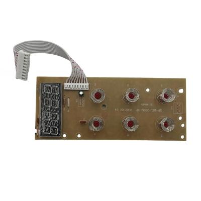 China Hotel CKD /SKD Electric Induction Cooker Heating Coil PCB Control Spare Parts Only Control Lamp Panel PCB for sale