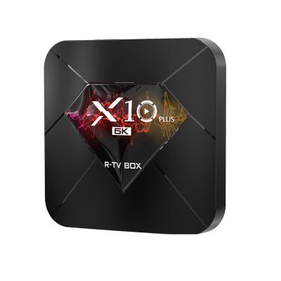 China Android 9.0 TV Box 6K R-TV BOX X10 PLUS Allwinner H6 4GB DDR3 32GB EMMC Smart TV Box media player R-TV BOX X10 PLUS-8 for sale