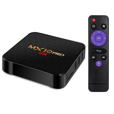 China Big promotion allwinner H6 quad core price Android 9.0 tv box allwinner H6 4gb 32gb tv box pro smart set top box mx10 for sale