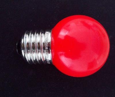 China Long Life Energy Saving 0.6w Red Light Led E27 Bulbs For Christmas Decoration for sale