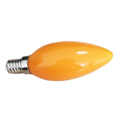 China Residential C37 E12 Color Glass Light Bulb for sale