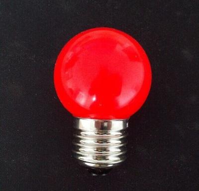 China Christmas long life energy saving small size decoration red color ball light led bulbs red bulb E27 for sale