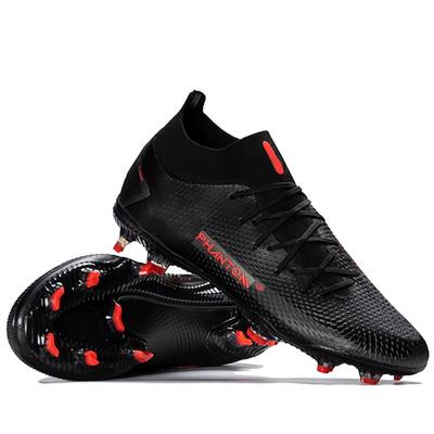 China Fashion\Comfortable\Durable Football Boots High Ankle Soccer Shoes High Quality New Arrival Soccer Cleats Popular Turf Design Training Soccer Shoes Walking Sne Running for sale