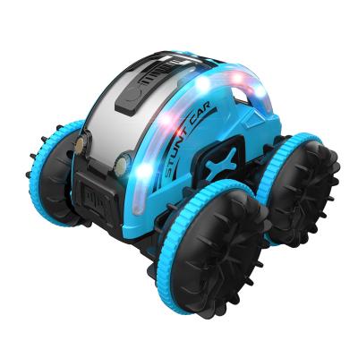 China Cheap RC Hobby 2.4Ghz 4Wd Waterproof 360 Degree Rotations Double Sided Off Road RC Vehicle Amphibious Stunt Car Remote Control Toys For Kid for sale