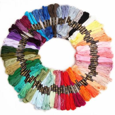 China New embroidery SZ1 color of primary colors cxc thread waterproof cross stitch thread cross stitch floss thread for sale