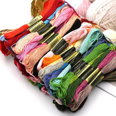 China SJ158-1 Cross Stitch Embroidery Thread 100 Color Embroidery Floss Waterproof Cross Stitch Thread for sale