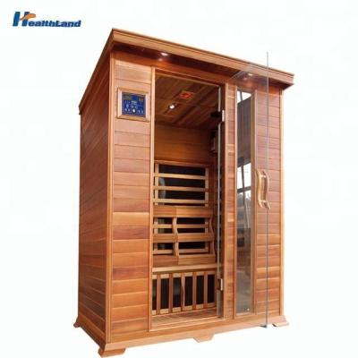 China High quality mini portable computer control panel dry sauna bath infrared cabin with best price for sale