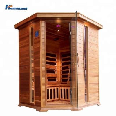 China Computer Control Panel Shower Salt Dry Infrared Sauna Room for sale