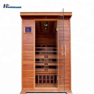 China Computer Control Panel Hemlock / Red Cedar Far Infrared Sauna Room in Poland for sale