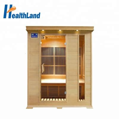 China New EMF Carbon Computer Control Panel Portable Infrared Sauna High Quality Nano Zero Infrared Sauna Heater For 2-3 Person Use for sale