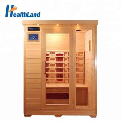 China Indoor Low EMF Infrared Person Computer Control Panel Sauna 3 Rooms Home Use for sale