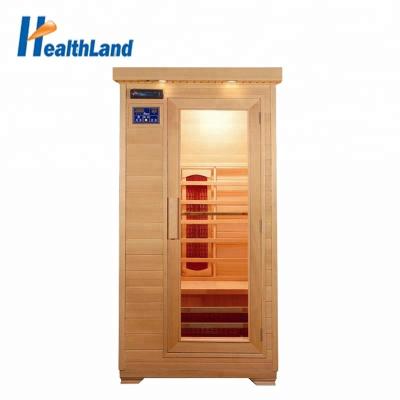 China Computer Control Panel Home Use 1 Person Sauna Cheap Price Infrared Home Small Sauna for sale