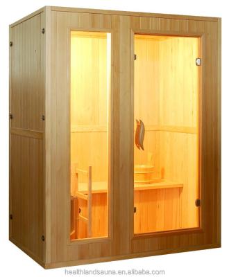 China With Transom Windows Traditional Finnish Sauna for sale