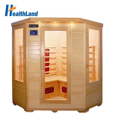 China Computer Control Panel Canadia Far Infrared Ceramic Hemlock Sauna Heater With Oxygen Ionizer for sale