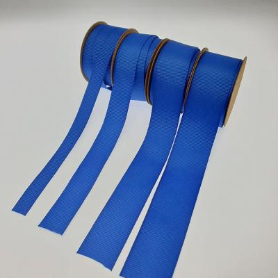 China Fine Grosgarin Ribbon Polyester Custom Color Woven Decorative Ribbon Trimmings for sale