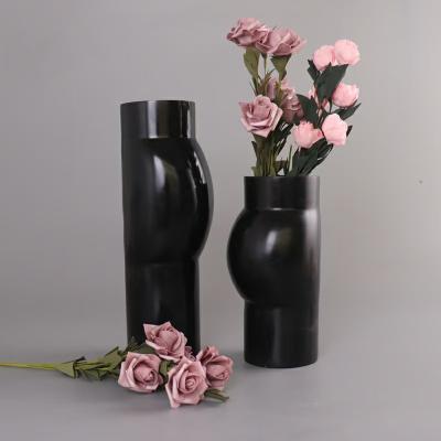 China High Quality Modern Marble Vase Hotel Casual Marble Vases For Home Decor Or Gift for sale