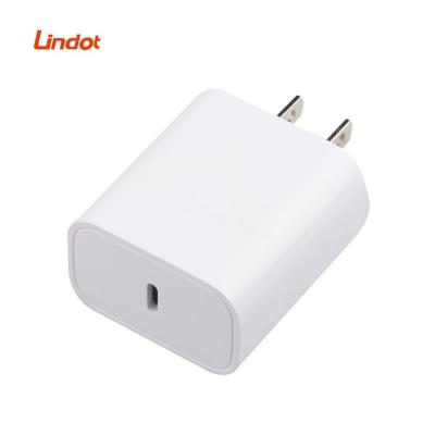 China LINDOT 20W Mobile Phone PD Type-C USB C Fast Charger Battery Charger For iPhone for sale