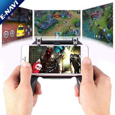 China HOT SALE W10 ABS Mobile Phone Game Controller Gamepad Joystick Fire Trigger for PUBG Fortnite for sale