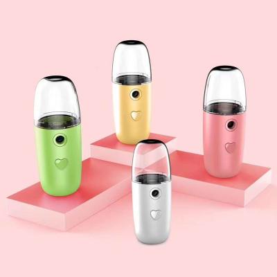 China 2020 Mini Handheld Moisture Face Nano Electric Beauty Mist Sprayer Cute Moisture Care Moisture Cream for sale