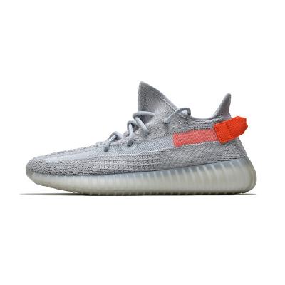 China Y350 + box logo mens womens Yezzy lightweight original running shoes shoes mens Yeezy sneakers 350 v2 for sale