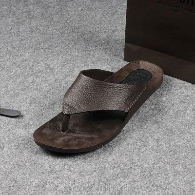 China Discount 40 44 Autumn Slides Slippers Black Brown Quick-drying for sale