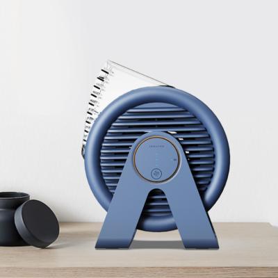 China 2022 New Arrivals Circulation Cute Fan Creative Wireless Portable Bladeless Fan Table USB Rechargeable Fan for sale