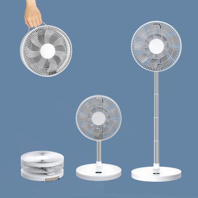 China High End Personal Portable Rechargeable Padestal Fan Foldable Swinging Foldable Pedal Fan Extension Fan for sale