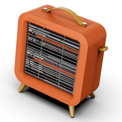 China Mini Electric Infrared Heater Air Fast Portable Retro Heater Room Heater Personal Desktop Bladeless Radiator for sale