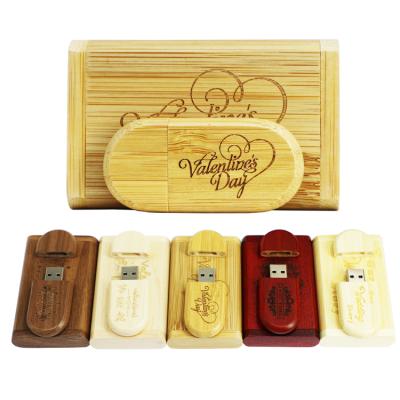 China Custom Wooden USB Pen Drive Wooden Flash Drive 8GB 16GB 32GB 64GB 128GB Wooden USB Memorias Flash Drive for sale