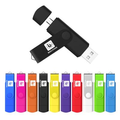 China Metal/Plastic OTG USB Stick Pen Drive 4GB 8GB 16GB 32GB 64GB 8 16 32 64 128 Gigabyte USB Flash Drive for sale